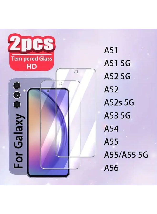 Tempered Glass Screen Protector For Galaxy A51 5G Smooth Touch Easy Application - Image 1